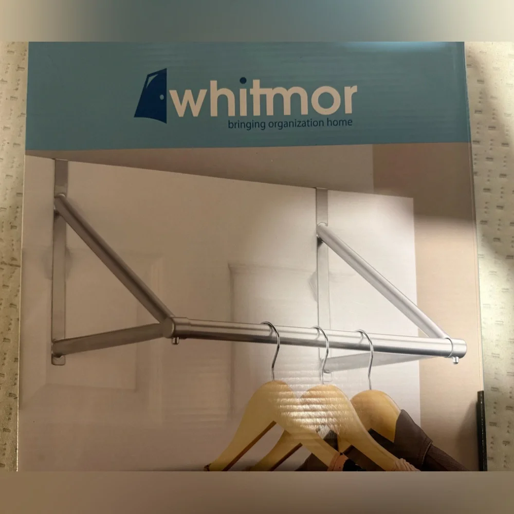 WHIT Silver Over Door Hanging Rod